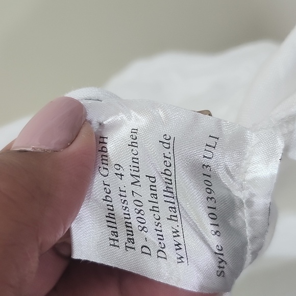 Hallhuber basic 100 % Leinen  Elegant White Button-Up Dress - Picture 16 of 16